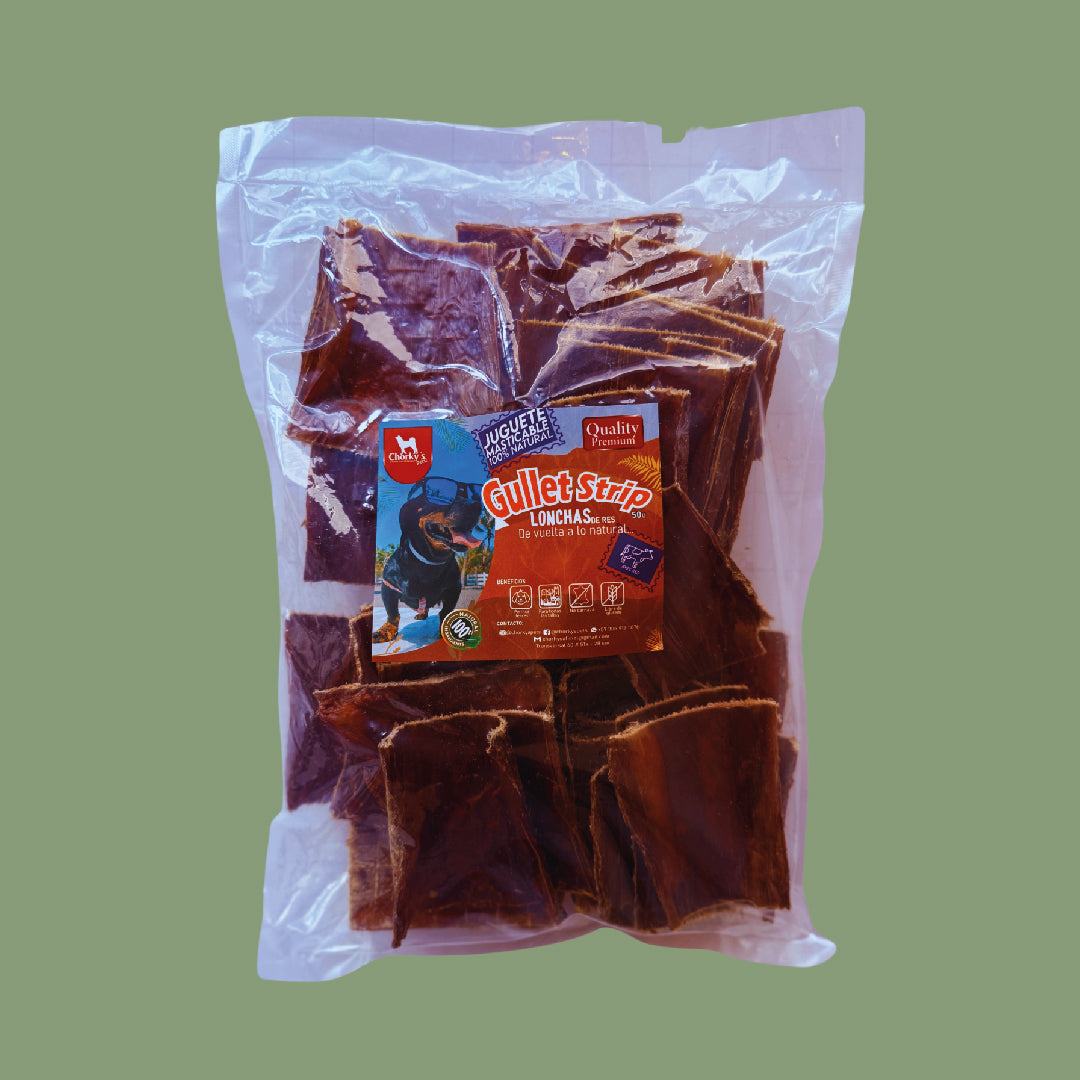 Esófago de res Recargable Lonchas x50 unidades