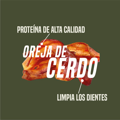 Oreja Natural Deshidratada de Cerdo x 20 Unidades