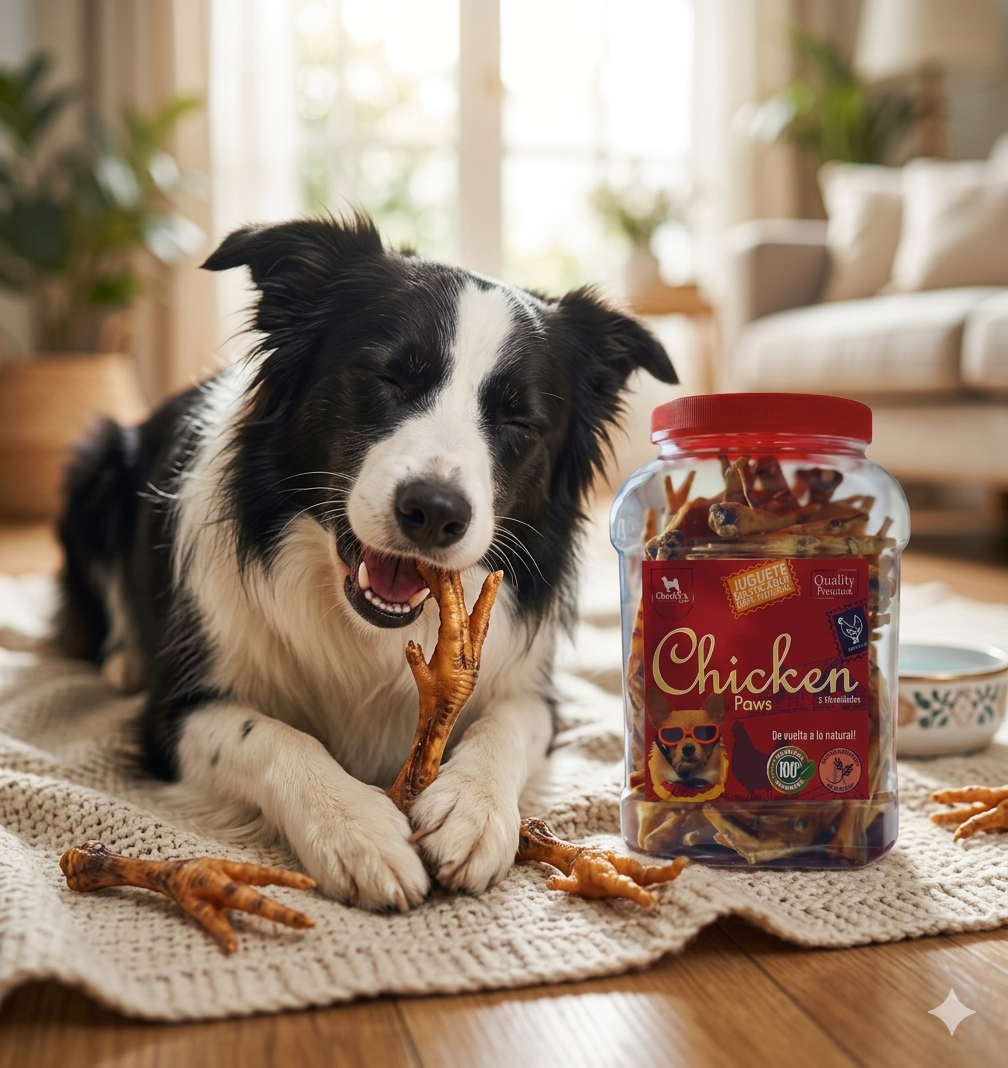 Patas de Pollo Deshidratadas x 50 | Limpieza Dental Para Perros