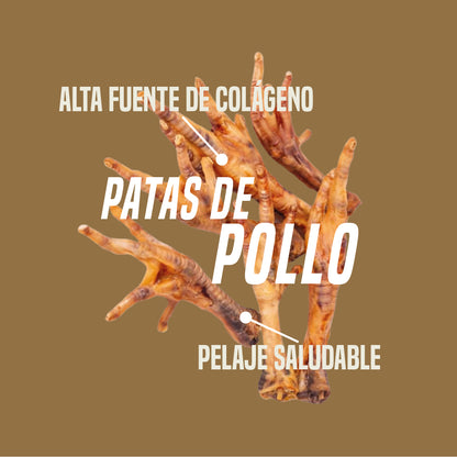 Patas de Pollo Deshidratadas x 50 | Limpieza Dental Para Perros